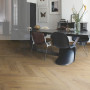 Кварц вінілова плитка для підлоги Quick-Step Pristine Herringbone Fall oak brown SGHBC20334